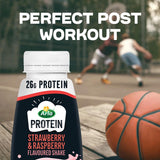 Arla Protein Strawberry & Raspberry flavoured milk 482ml - British product