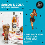 Sailor Jerry spiced Caribbean rum 70cl bottle - British product