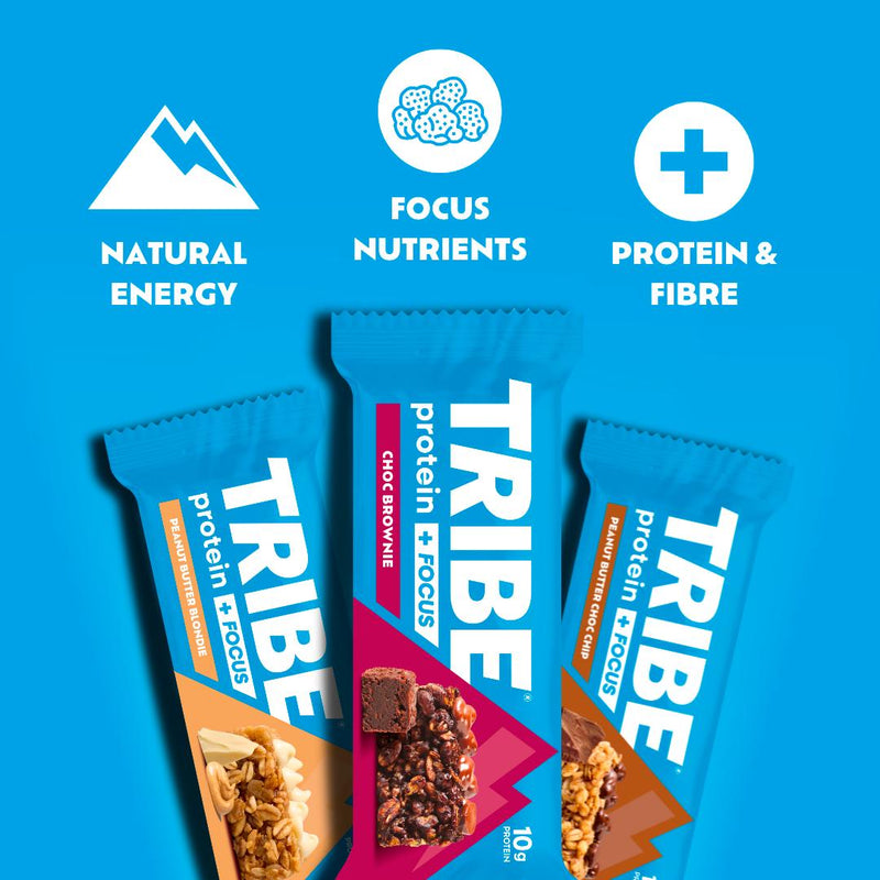 Tribe Protein Bar Peanut Butter Choc Chip 60g (British brand)
