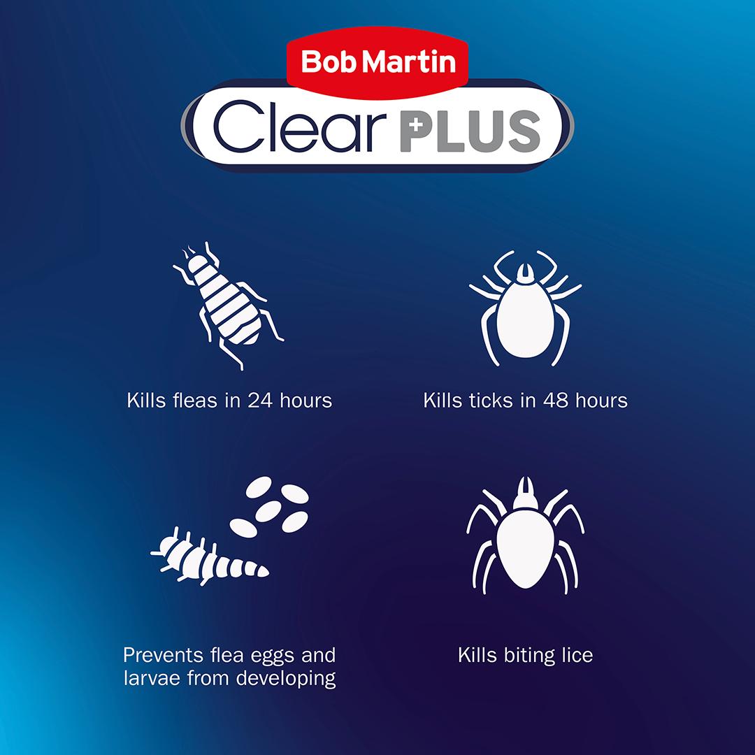 Bob Martin flea and tick treatment for large dogs 20-40kg - British product