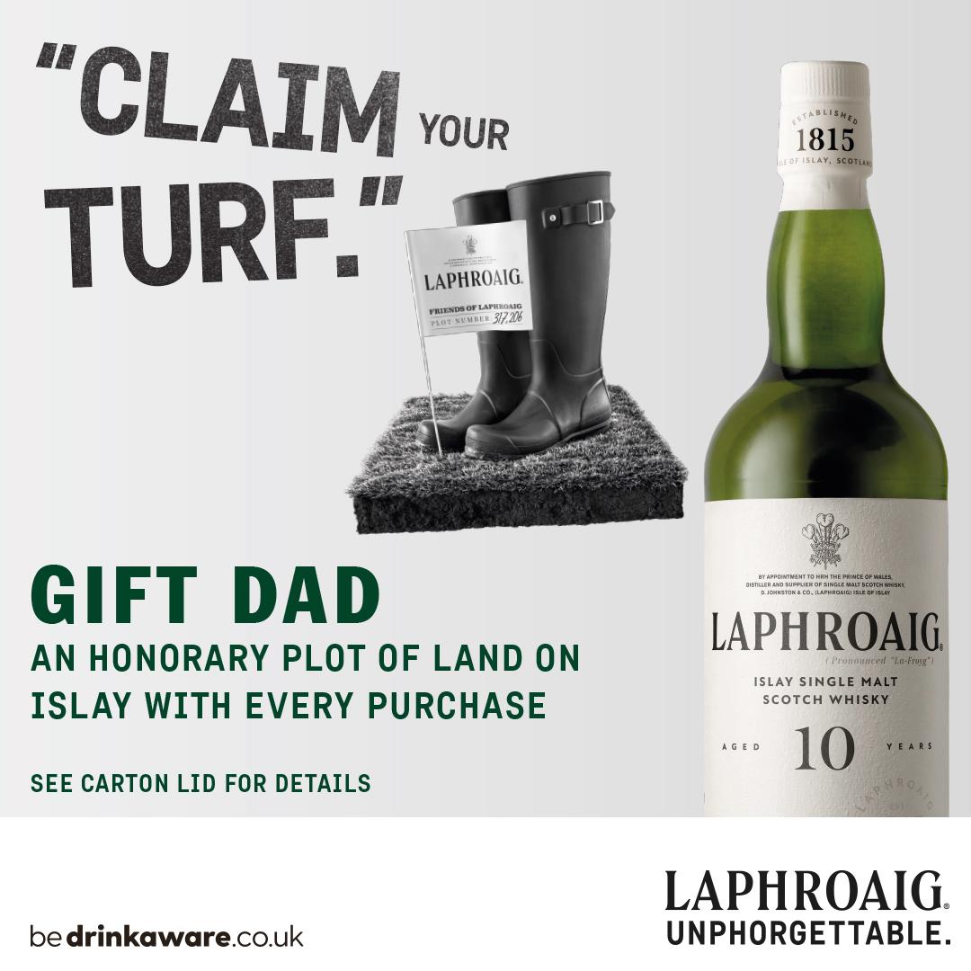 Laphroaig single malt Scotch whisky 10 Year Old 70cl, imported from the UK