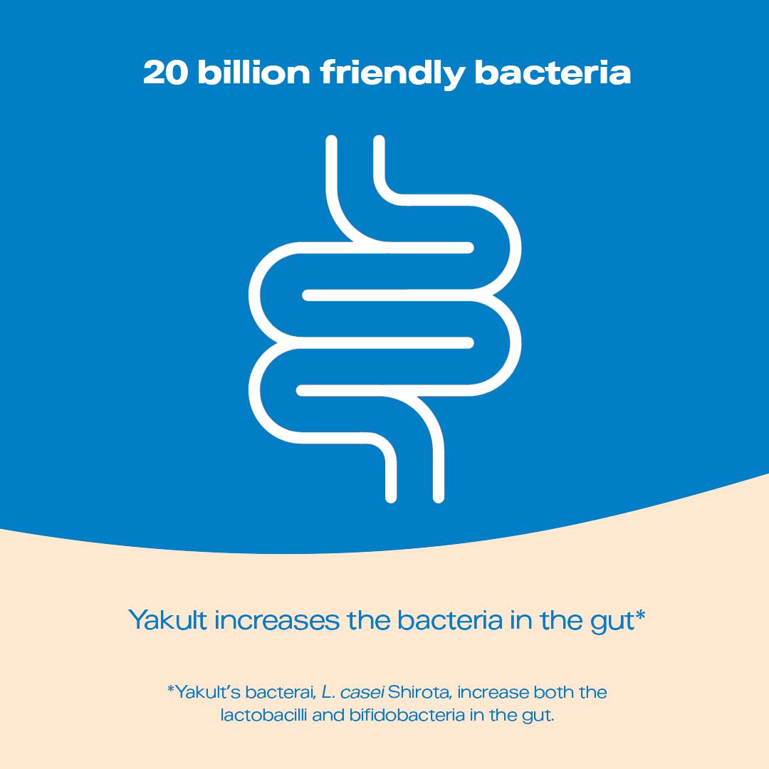 Yakult Balance probiotic drink 65ml bottles (British brand)
