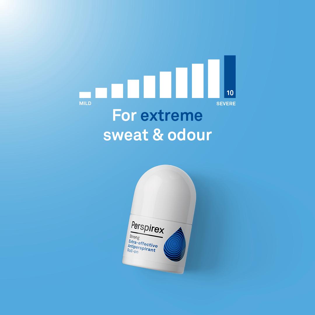 Perspirex Strong Antiperspirant Roll-On 20ml, imported from the UK
