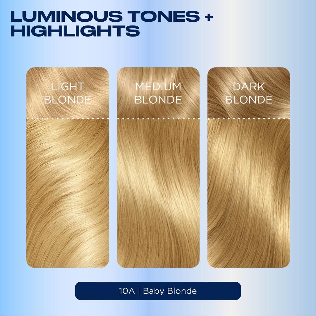 Clairol Nice'N Easy Baby Blonde 10A permanent hair dye, imported from the UK