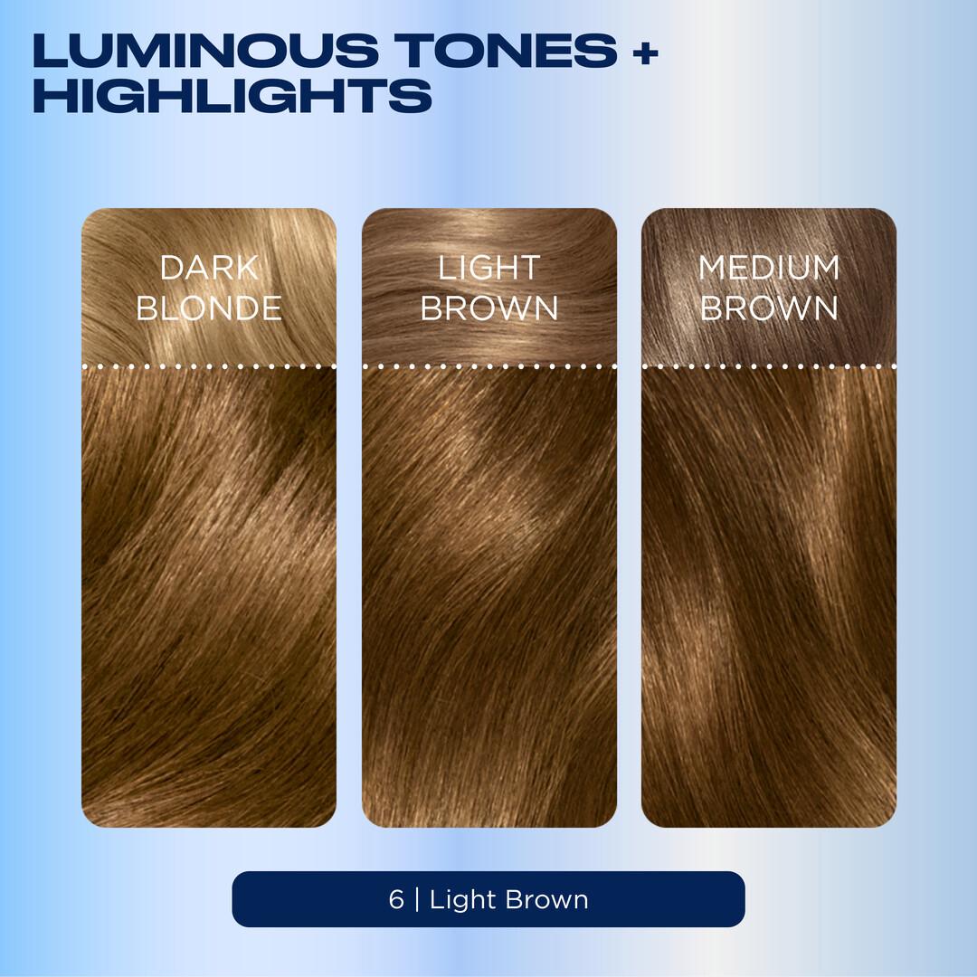Clairol Nice'N Easy Light Brown 6 hair dye - British product