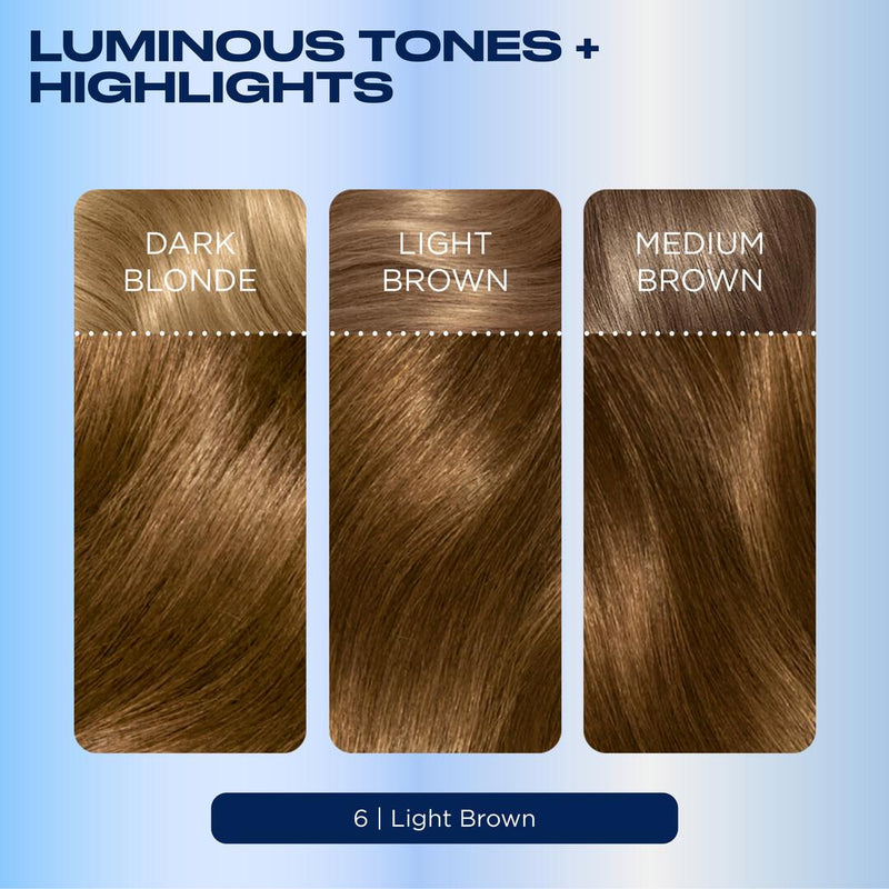 Clairol Nice'N Easy Light Brown 6 hair dye - British product