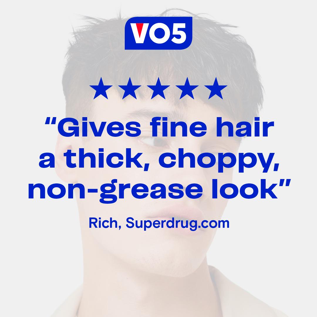 VO5 Extreme Style Matt Hair Clay 75ml, imported from the UK