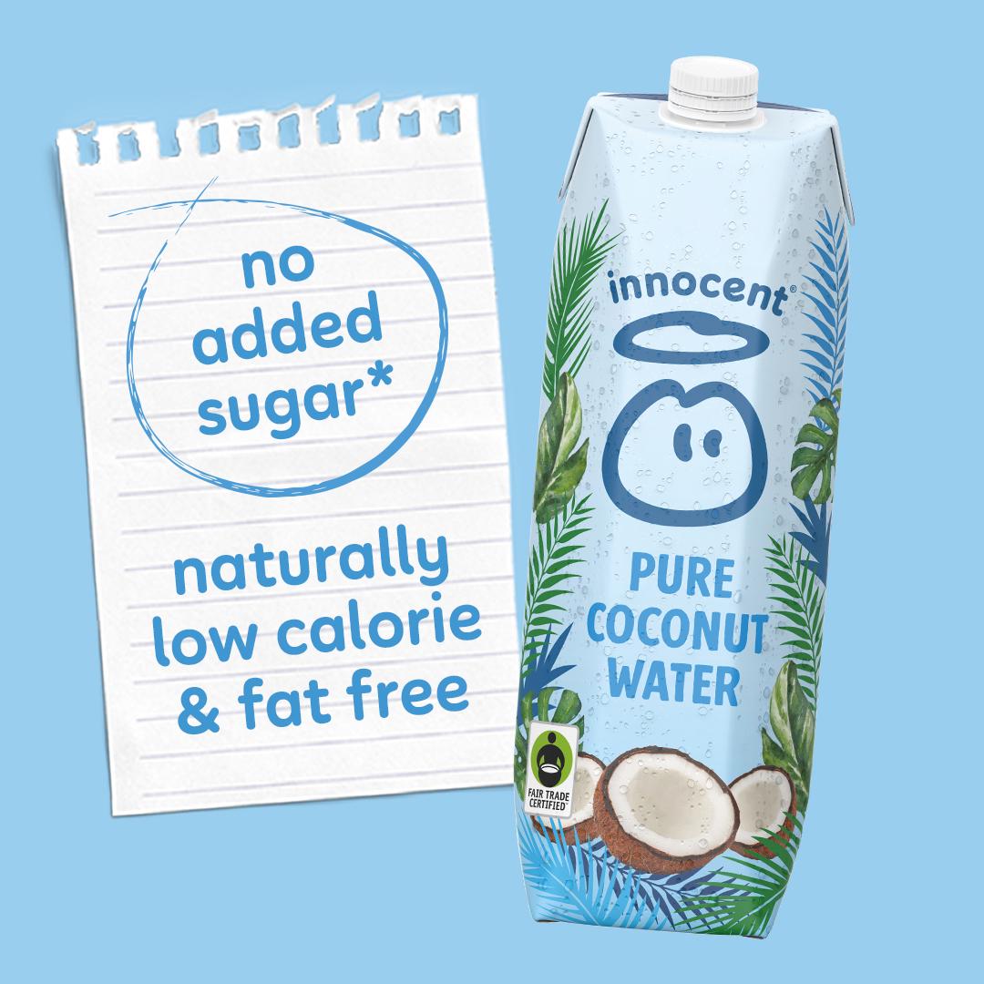 Innocent 100% Pure Coconut Water 1 Litre, UK version