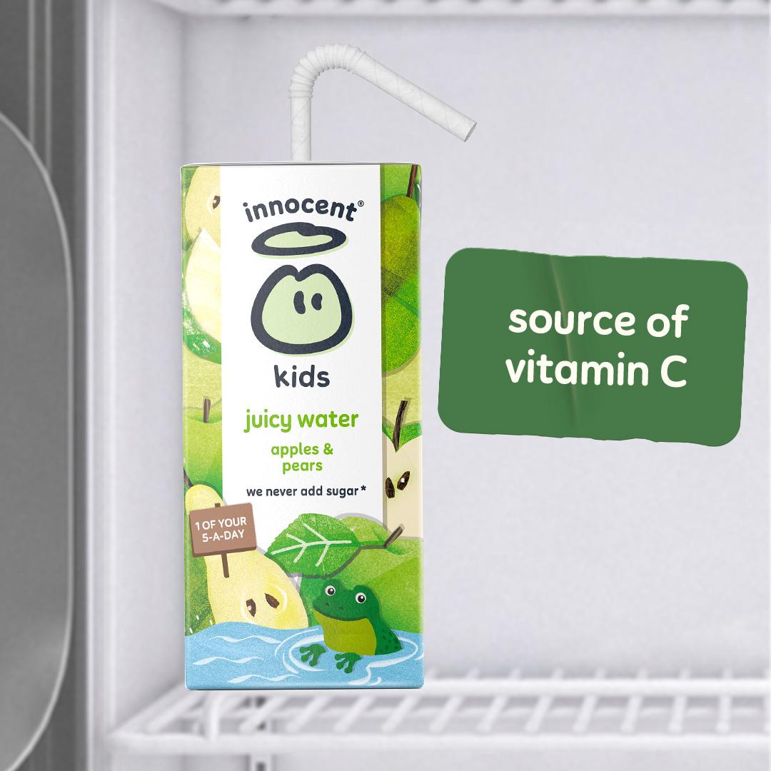Innocent kids juicy water Apples & Pears 3x200ml, UK version