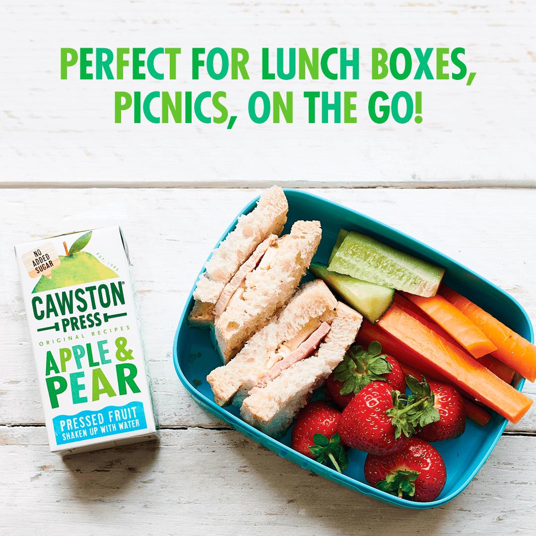 Cawston Press apple and pear juice 3x200ml (British brand)