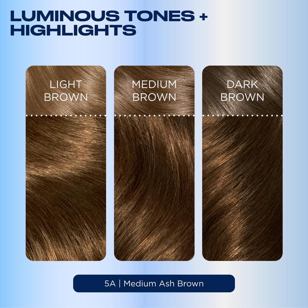 Clairol Nice'N Easy 5A Medium Ash Brown hair dye - British product
