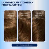 Clairol Nice'N Easy 5A Medium Ash Brown hair dye - British product