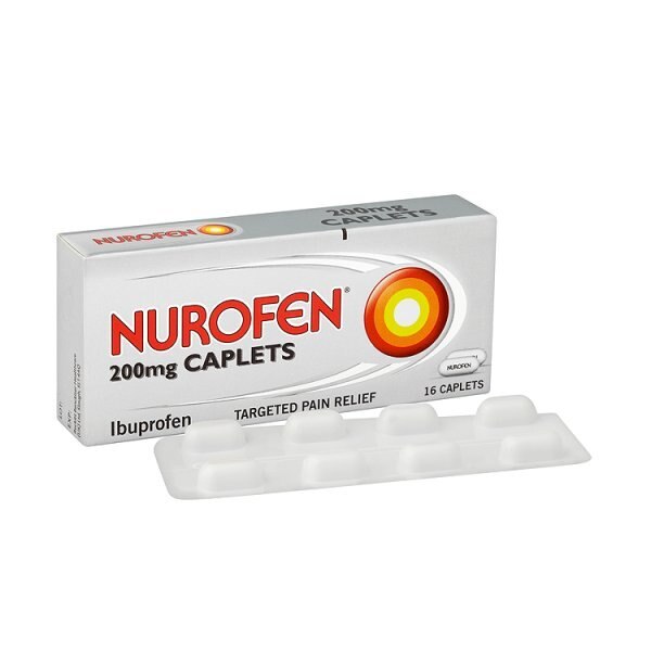 Nurofen 200mg Ibuprofen Caplets 16's GOODS Superdrug   