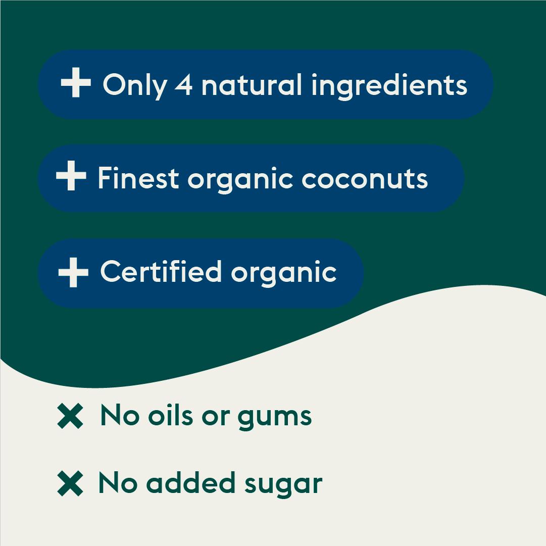 Plenish organic coconut drink long life 1L, imported from the UK
