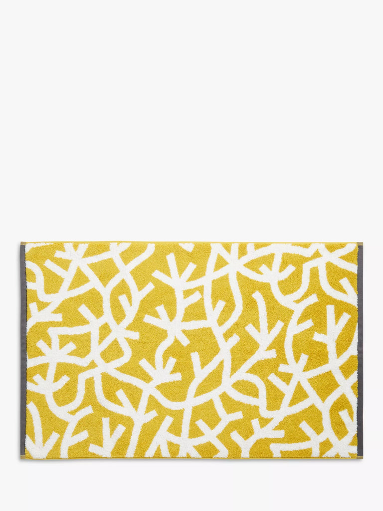 Mini Moderns A Forest Bath Mat, Mustard