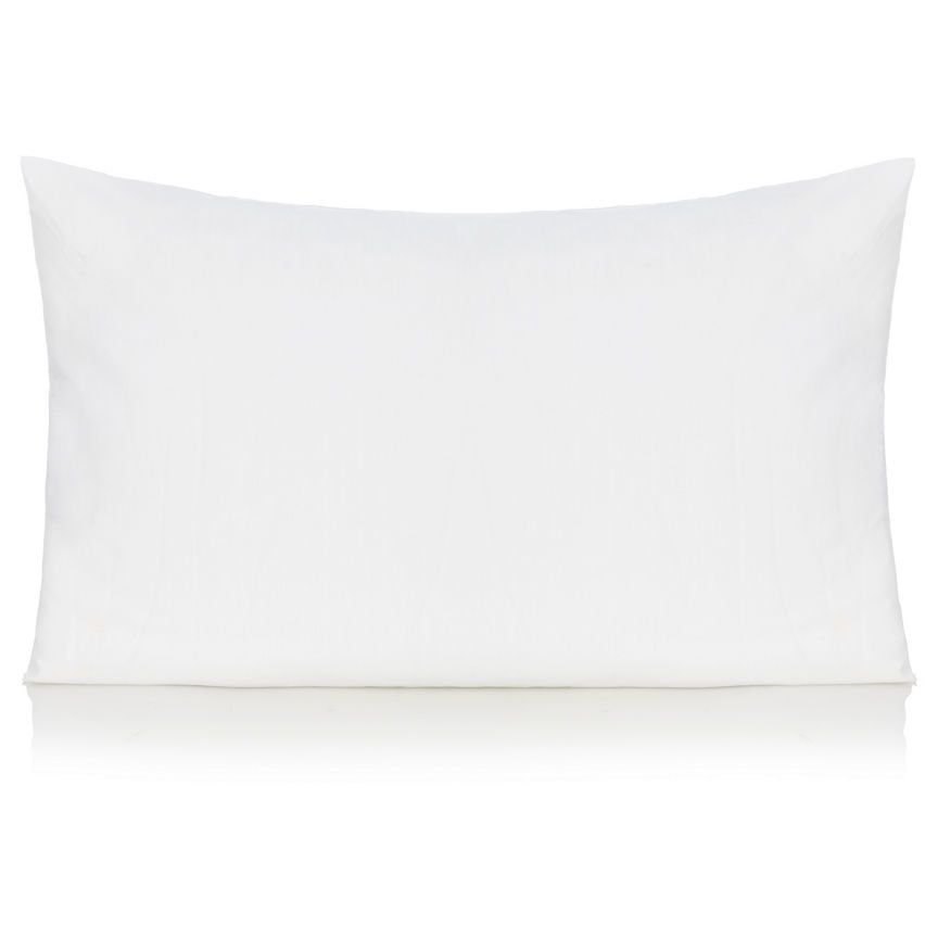 George Home White Brushed Cotton Pillowcase Pair