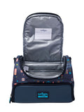 Smiggle Grey Power Play large dual strap lunchbox, UK version