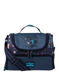 Smiggle Grey Power Play large dual strap lunchbox, UK version