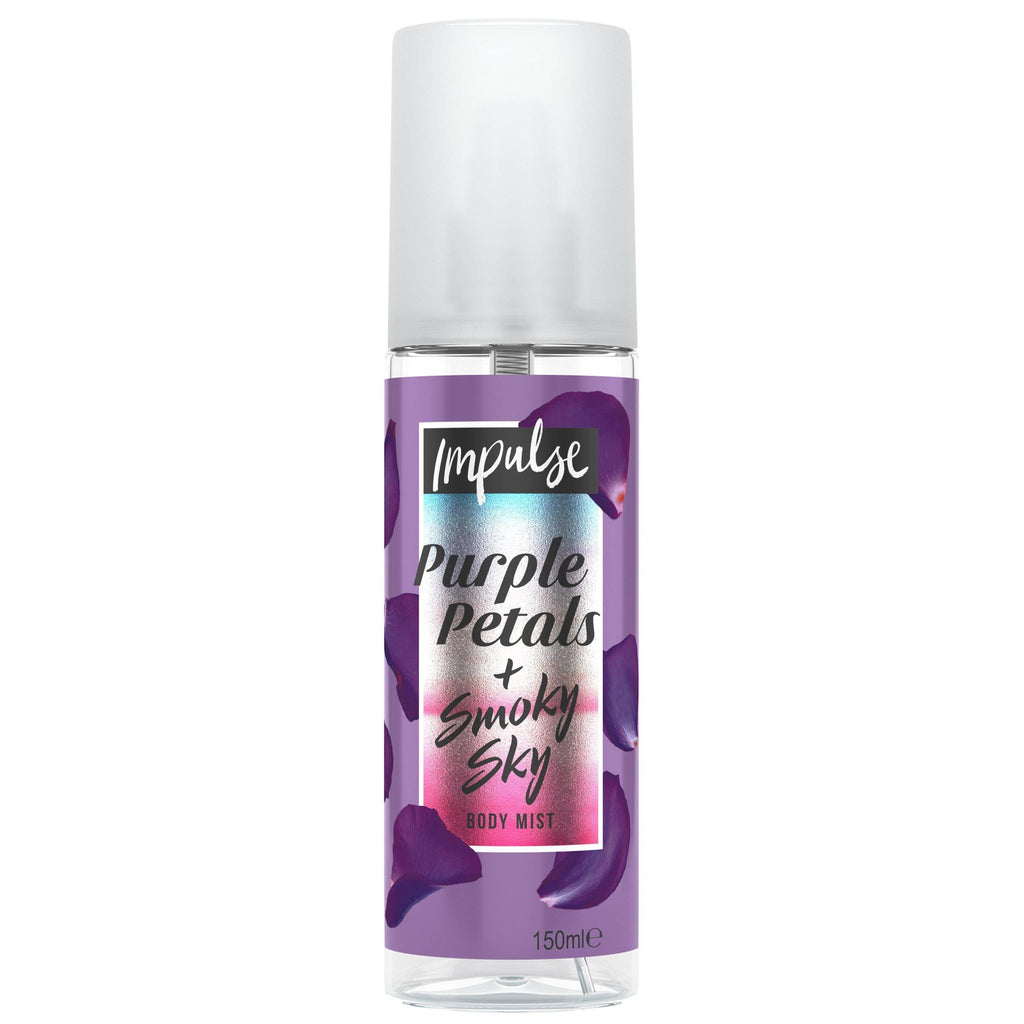 Impulse Purple Petals + Smoky Sky Body Mist 150ml