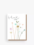Caroline Gardner flowers thank you card, imported from the UK