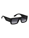Marc Jacobs black rectangular flap top sunglasses, UK version