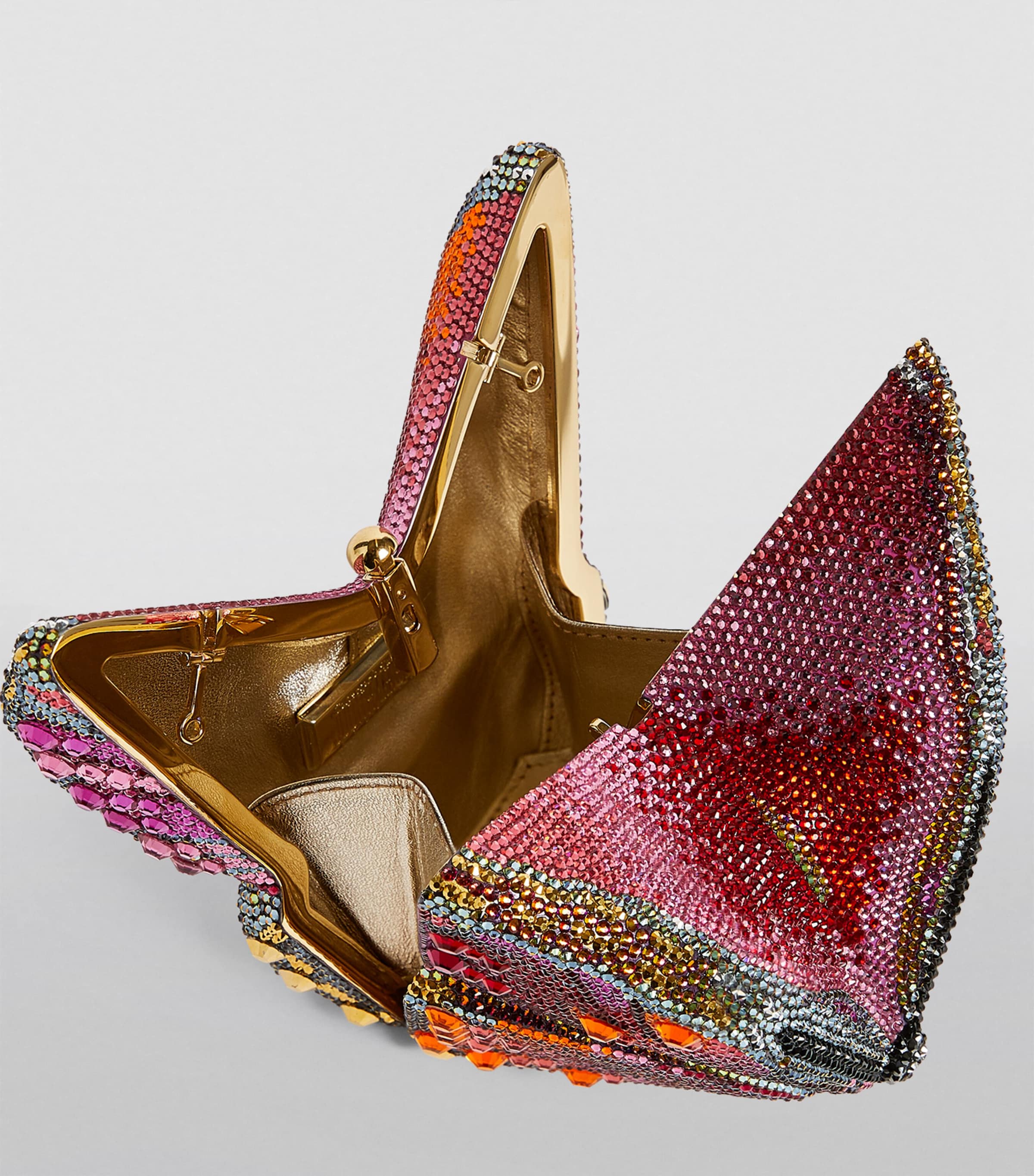 Judith Leiber Crystal Fireclipper Butterfly Clutch (British brand)