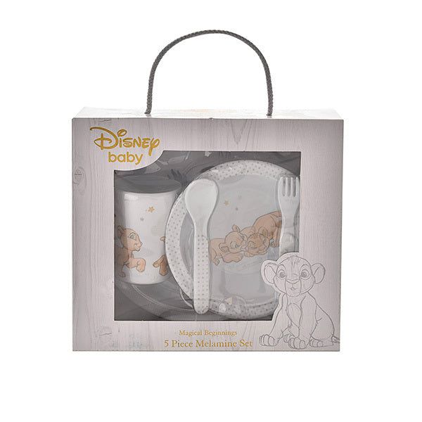 Disney 5 Piece Melamine Crockery Set - Simba GOODS Superdrug   