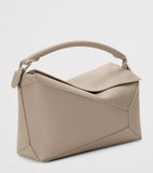 LOEWE medium Puzzle Edge top-handle leather handbag - British product