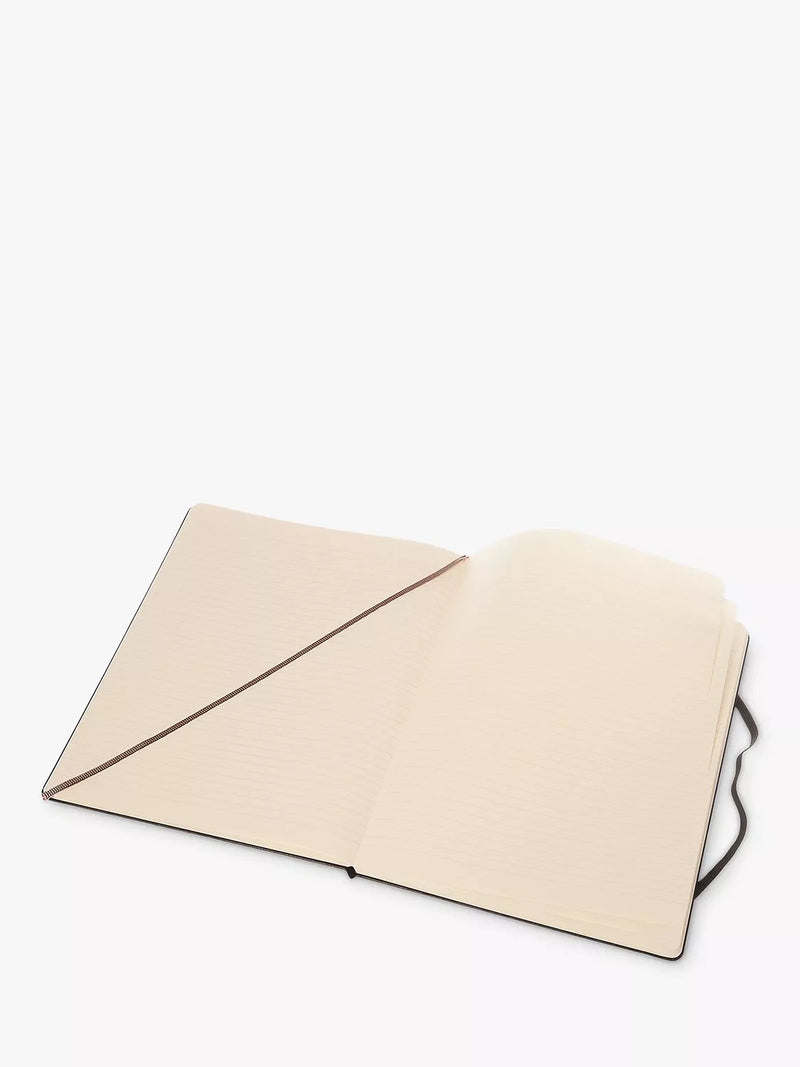 Moleskine extra large hard cover lined notebook black, UK version