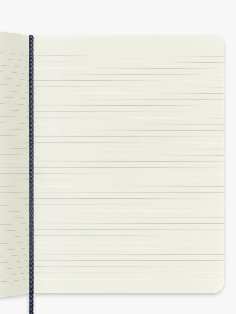 Moleskine extra large lined notebook sapphire blue, UK version