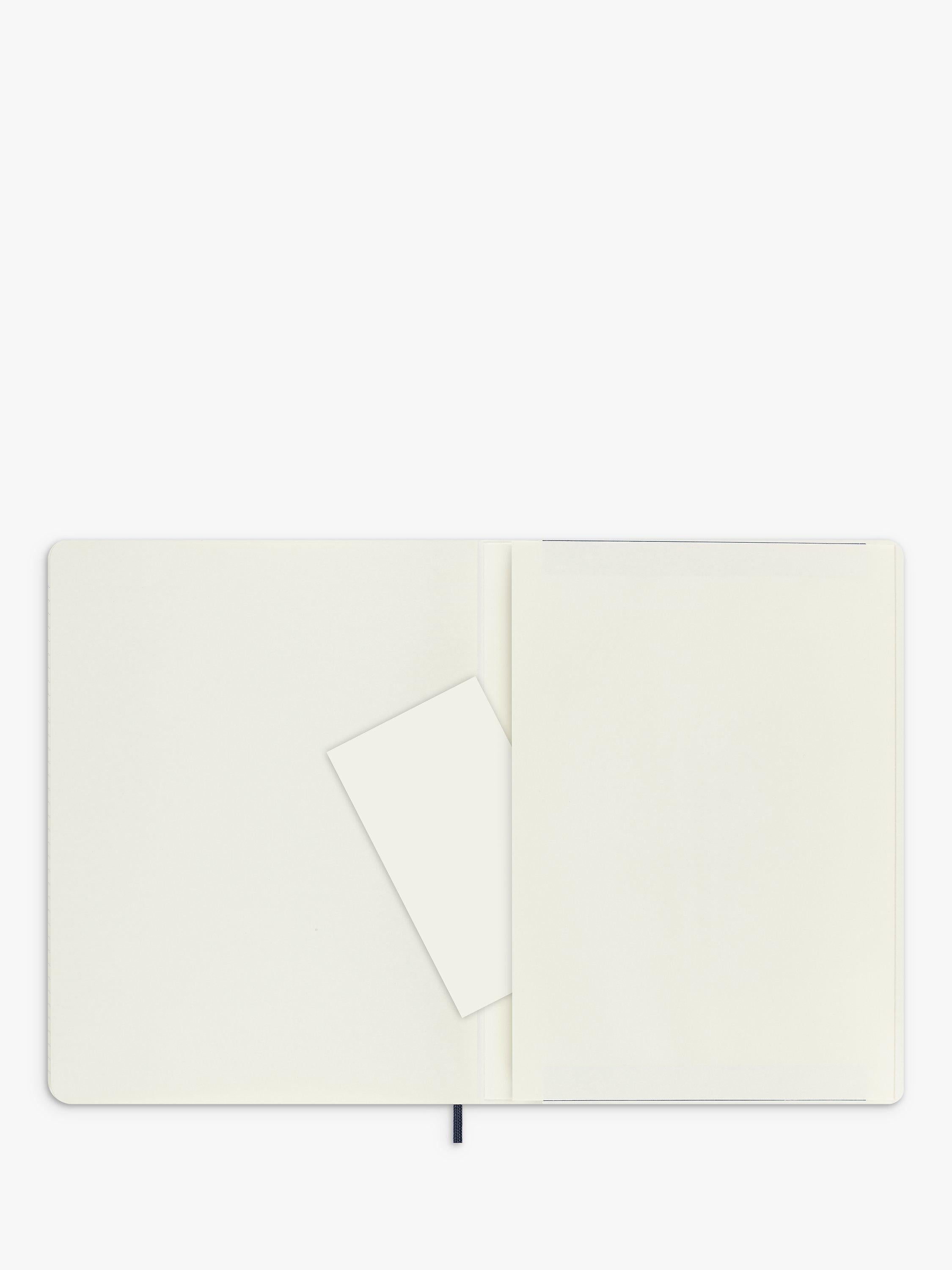 Moleskine extra large lined notebook sapphire blue, UK version