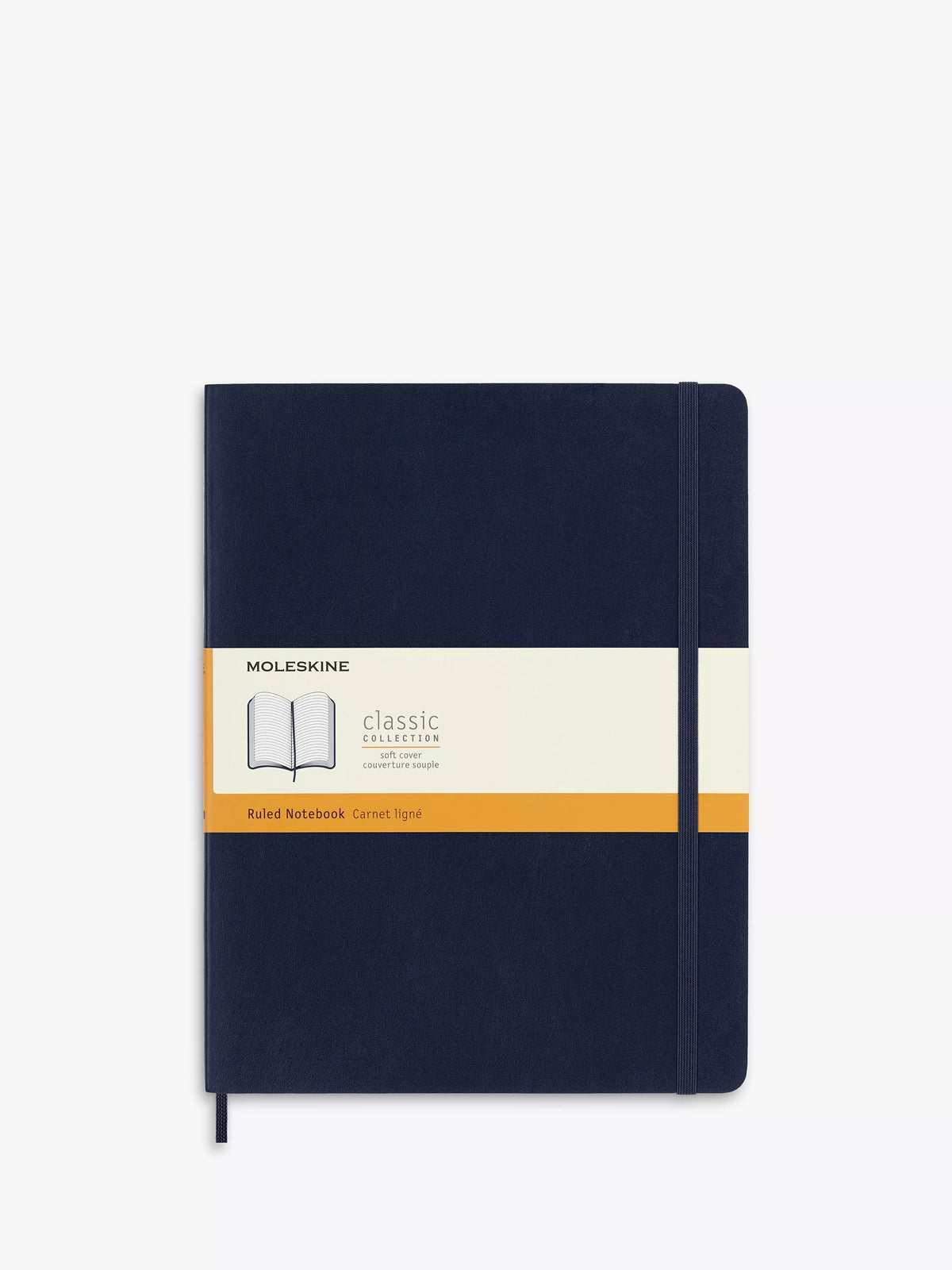 Moleskine extra large lined notebook sapphire blue, UK version
