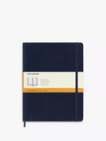 Moleskine extra large lined notebook sapphire blue, UK version