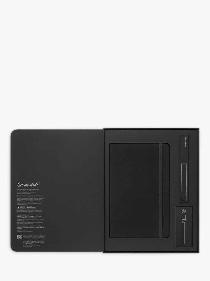 Moleskine Smart Writing Notebook and Pen Set large ruled (British brand)