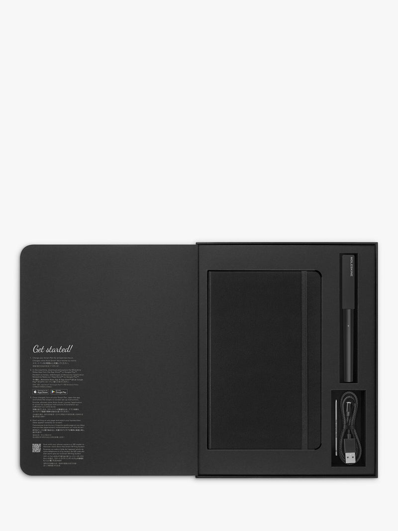 Moleskine Smart Writing Notebook and Pen Set large ruled (British brand)