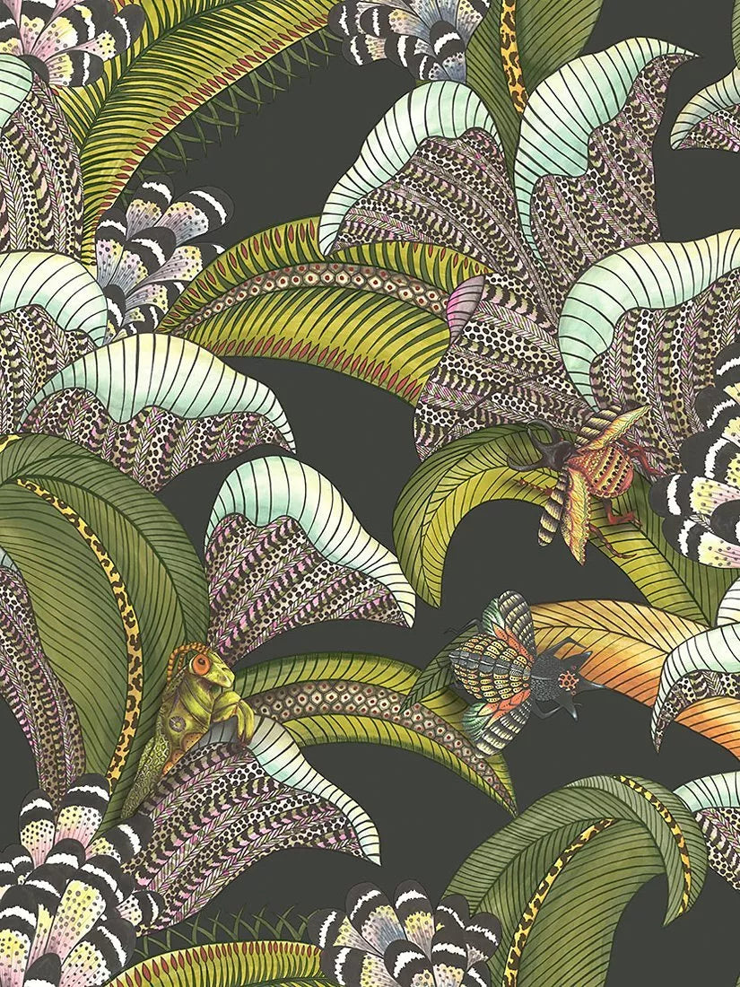 Cole & Son Hoopoe Leaves Wallpaper 10m x 52cm