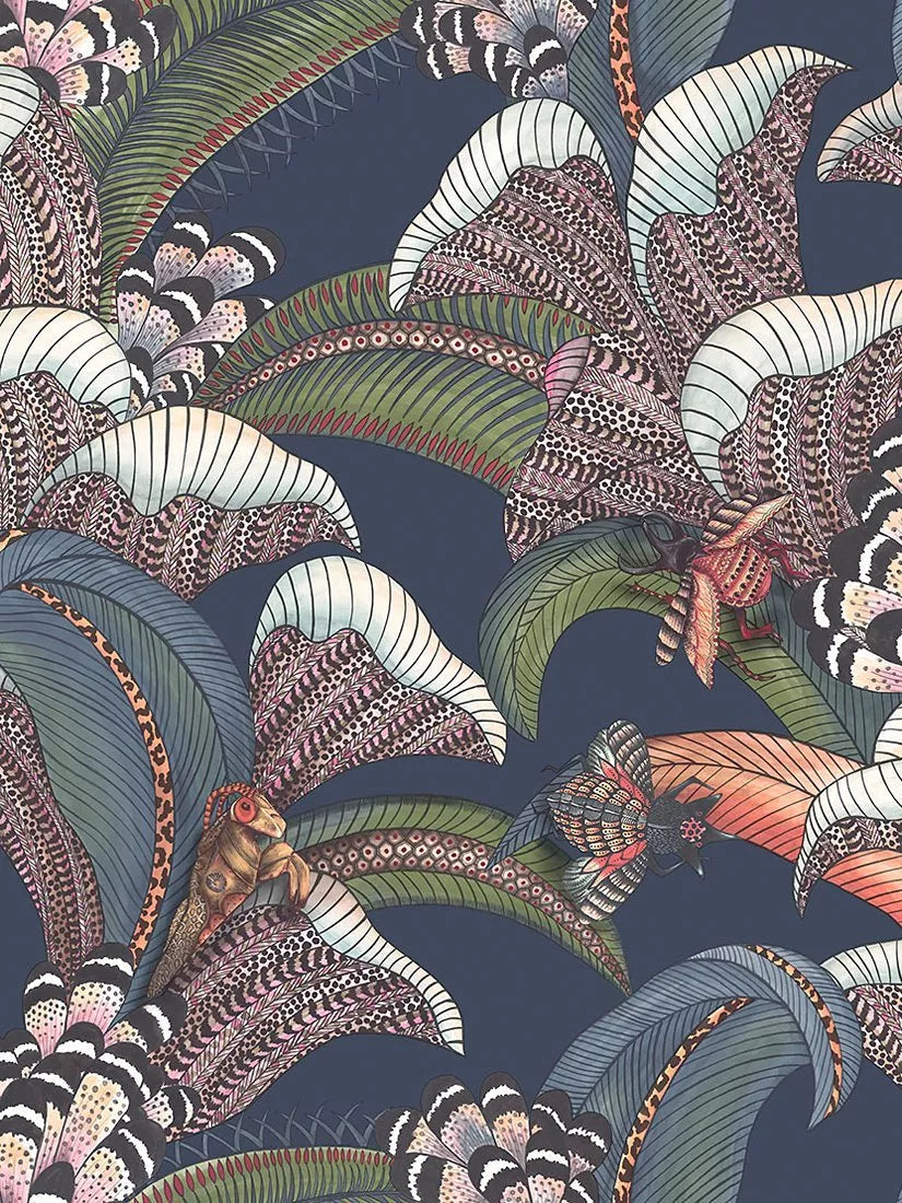 Cole & Son Hoopoe Leaves Wallpaper 10m x 52cm