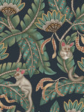 Cole & Son Bush Baby Wallpaper - 10m x 52cm