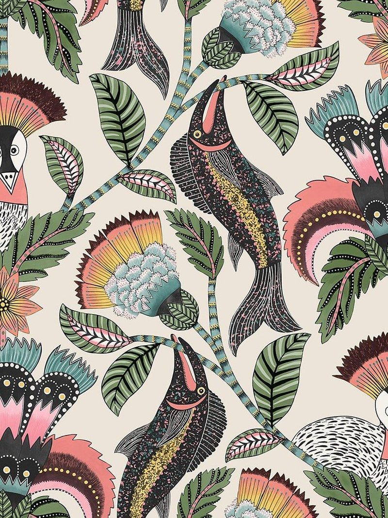 Cole & Son Nene wallpaper animal design - British product