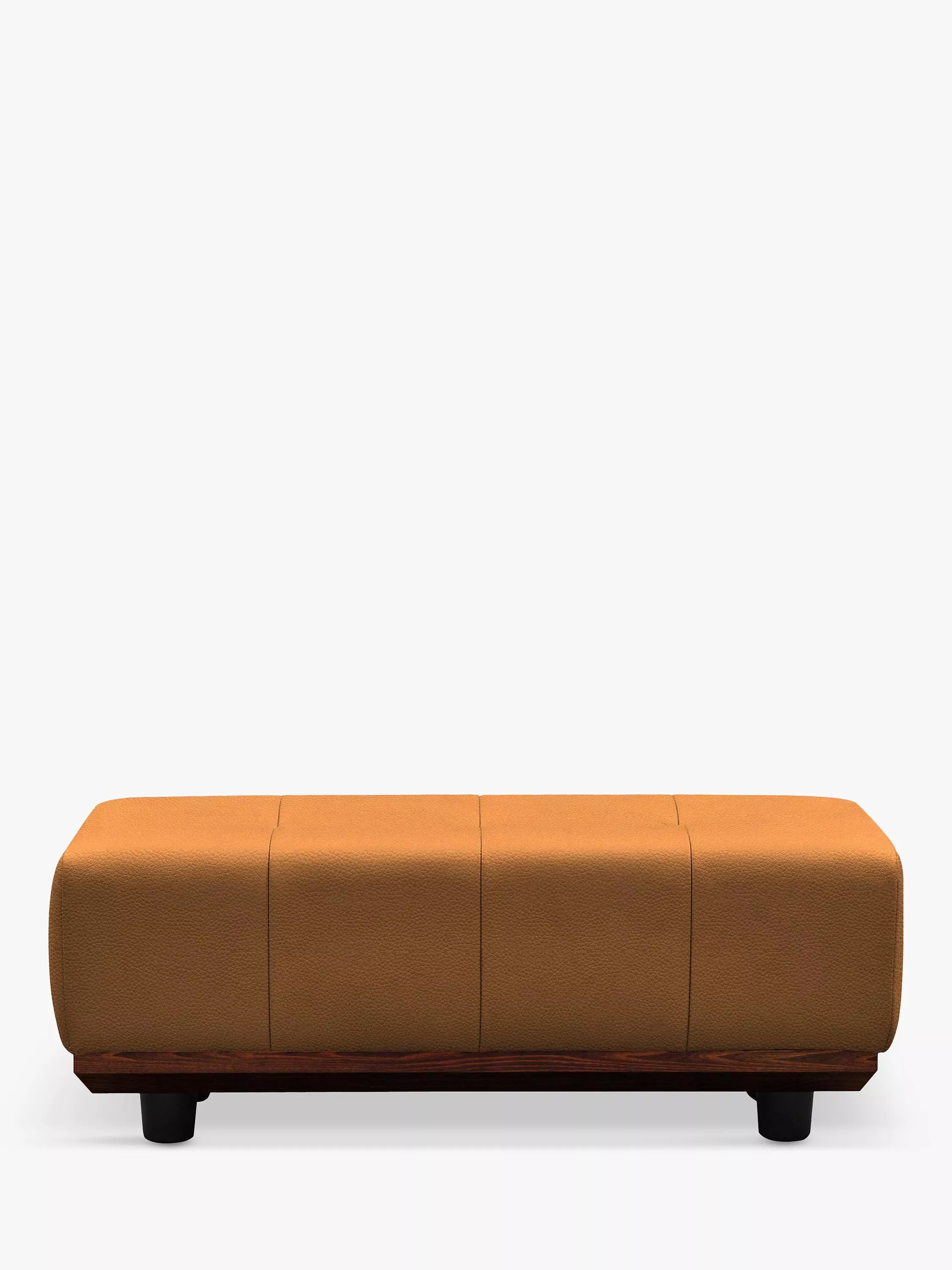 G Plan vintage leather footstool Cambridge Tan (British brand)