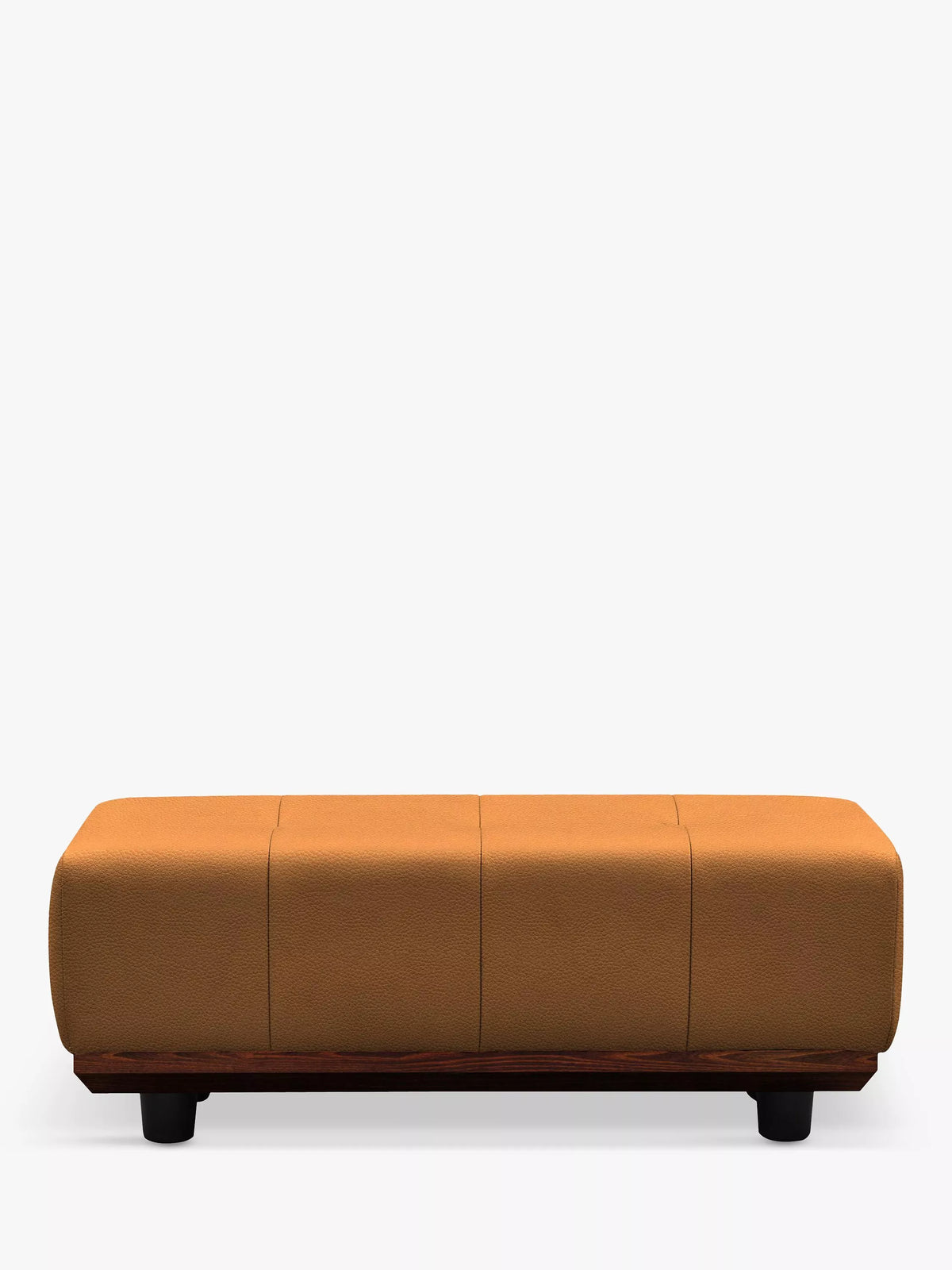 G Plan vintage leather footstool Cambridge Tan (British brand)