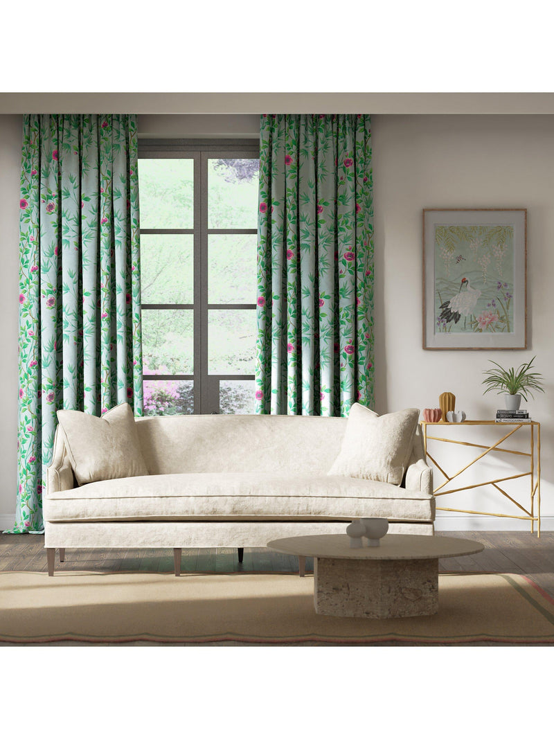 Harlequin Lady Alford cotton satin blend furnishing fabric - British product