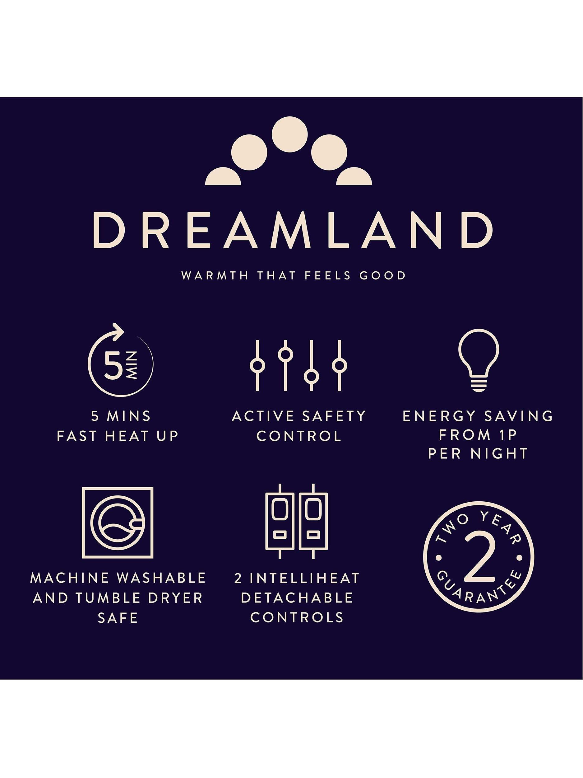 Dreamland Heated Overblanket Ivory Single - British product