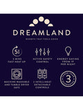 Dreamland organic cotton heated mattress protector double white - British product