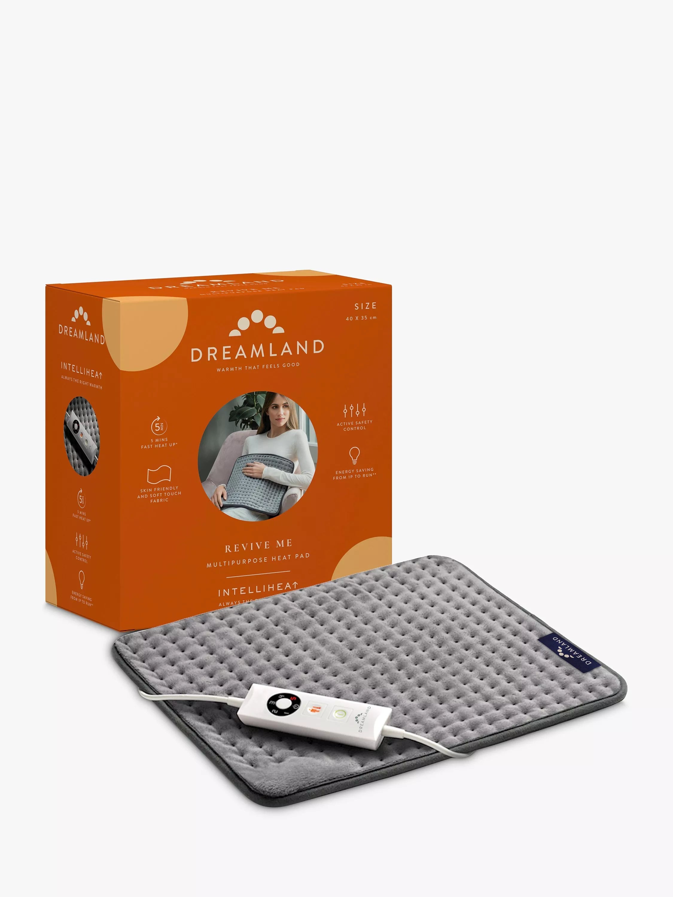 Dreamland Heated Multi Pad Grey - British product