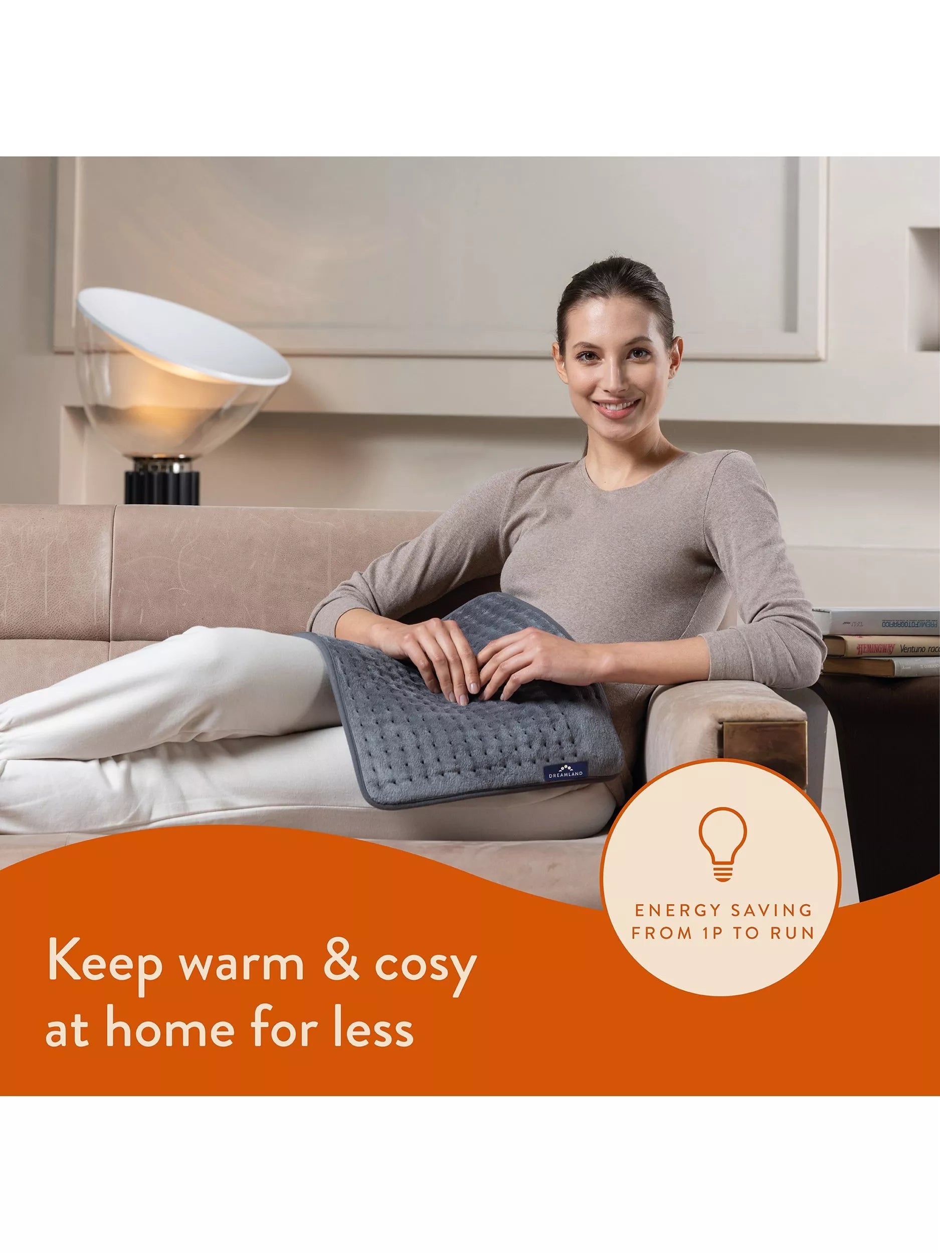 Dreamland Heated Multi Pad Grey - British product