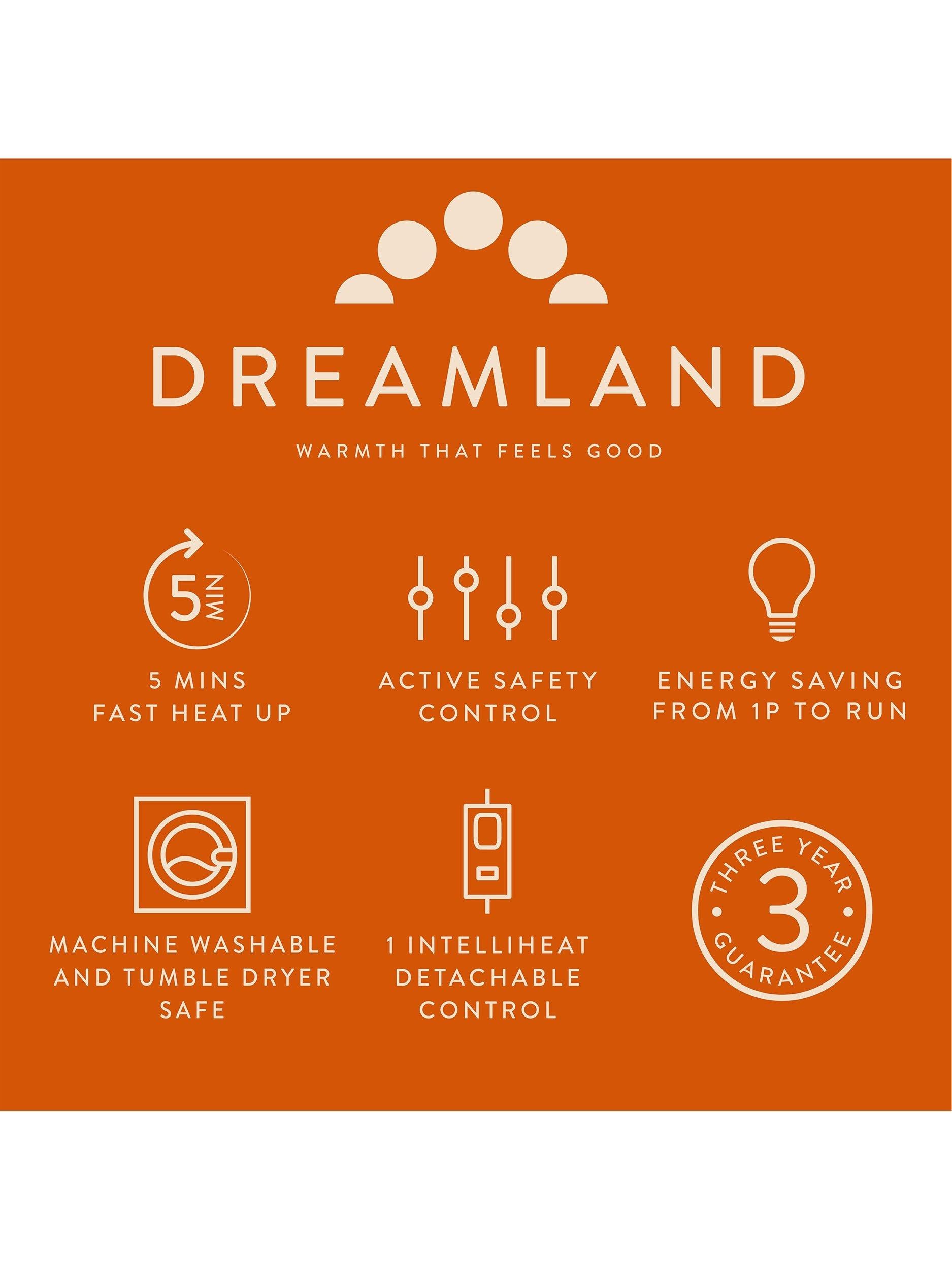 Dreamland Heated Multi Pad Grey - British product