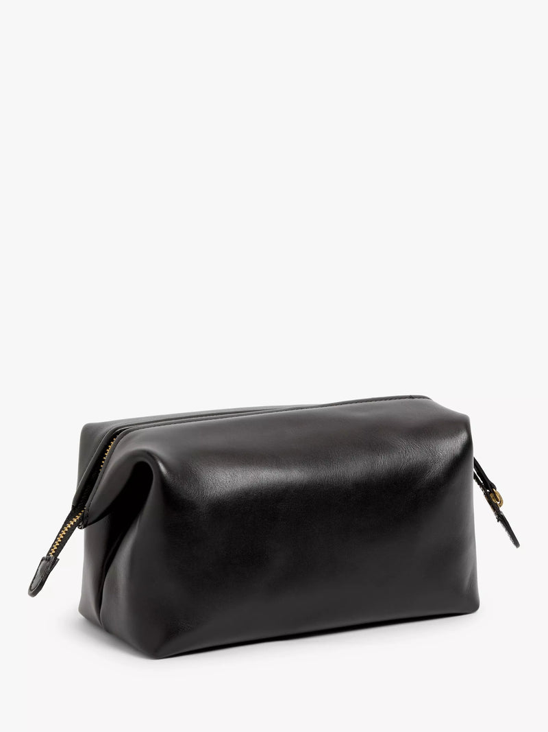 John Lewis leather wash bag made in Italy, imported from the UK
