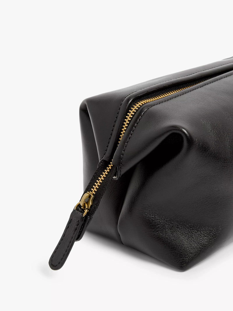 John Lewis leather wash bag made in Italy, imported from the UK