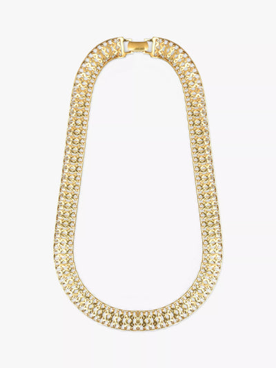John Lewis Eclectica Pre-Loved Monet 22ct Gold Plated Chain Necklace, 43cm- Buy online at McGrocer